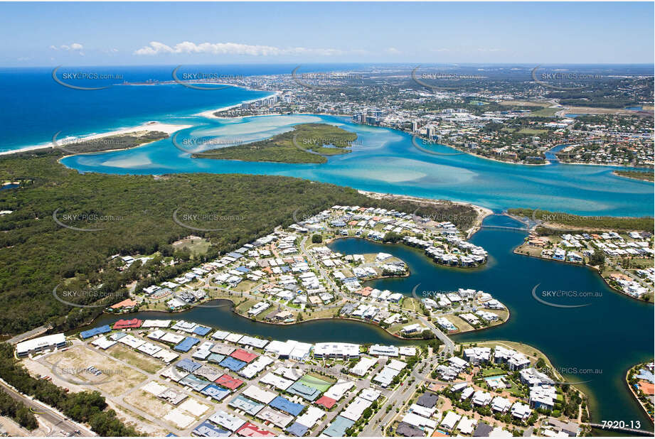 Aerial Photo Twin Waters QLD Aerial Photography