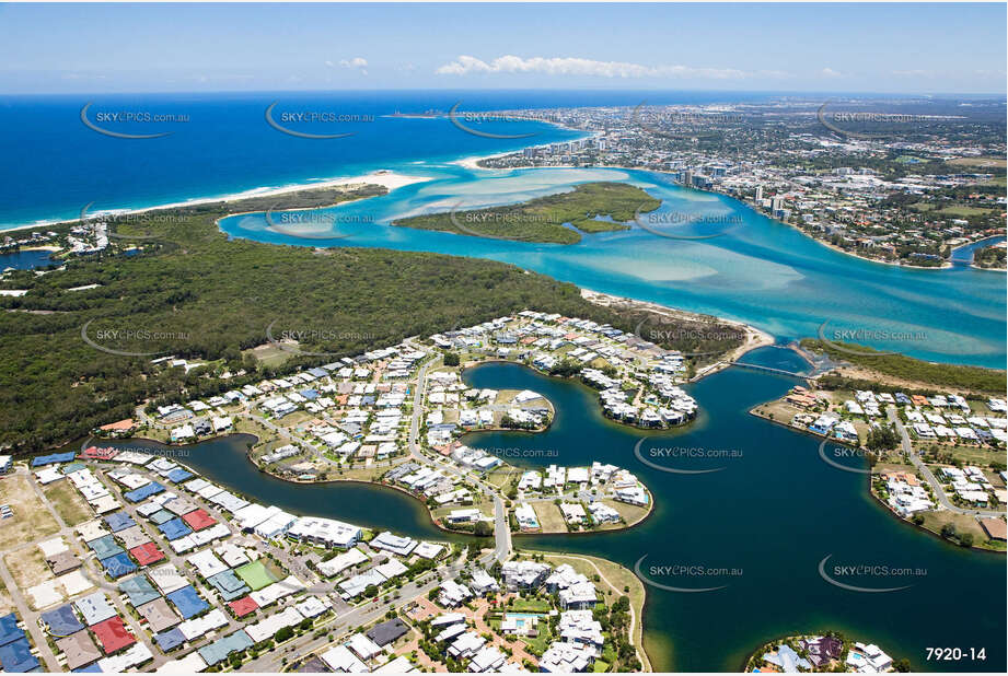 Aerial Photo Twin Waters QLD Aerial Photography