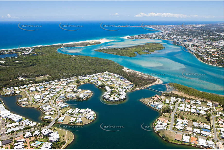 Aerial Photo Twin Waters QLD Aerial Photography