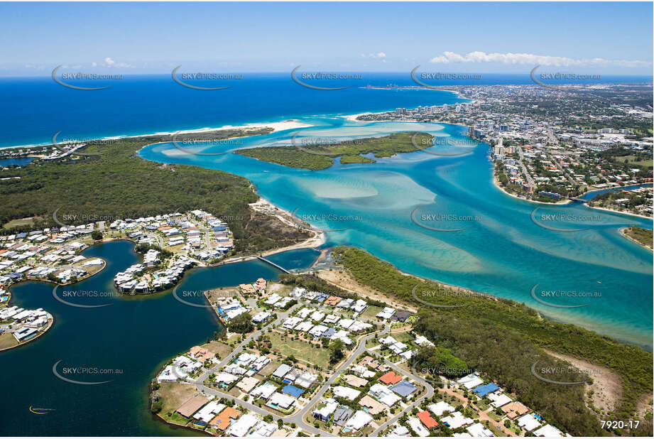 Aerial Photo Twin Waters QLD Aerial Photography