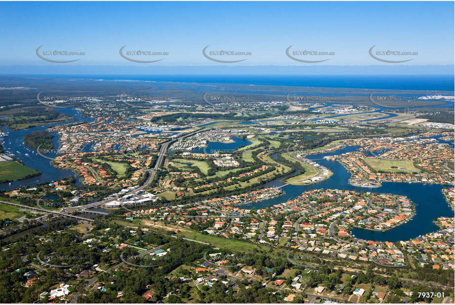 Aerial Photo Hope Island QLD Aerial Photography