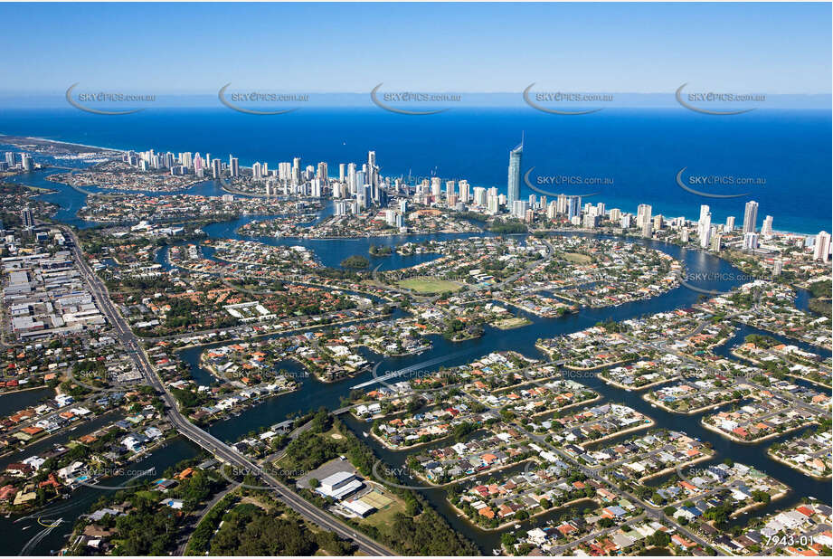 Aerial Photo Broadbeach Waters QLD Aerial Photography