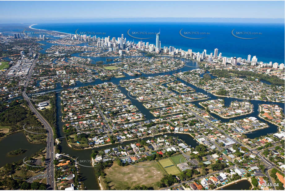 Aerial Photo Broadbeach Waters QLD Aerial Photography