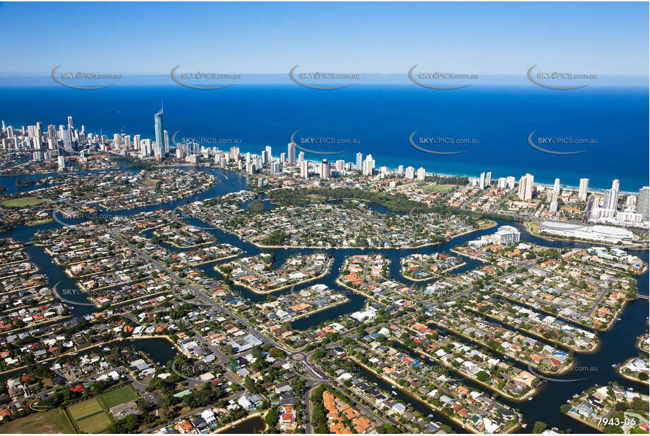 Aerial Photo Broadbeach Waters QLD Aerial Photography