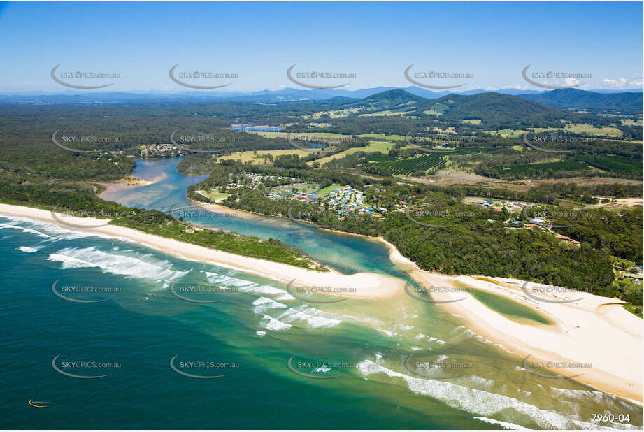 Aerial Photo Valla Beach NSW Aerial Photography