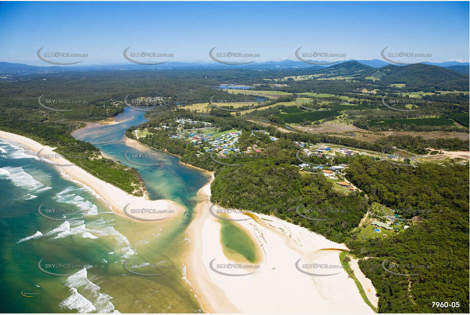 Aerial Photo Valla Beach NSW Aerial Photography