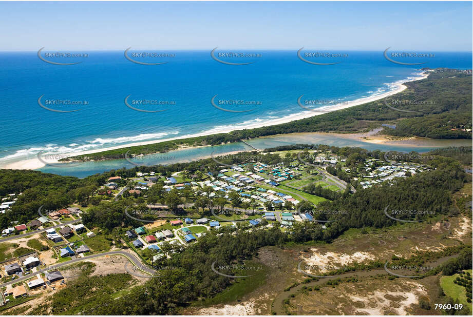 Aerial Photo Valla Beach NSW Aerial Photography