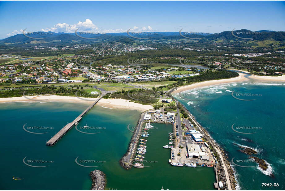 Aerial Photo Coffs Harbour Jetty NSW Aerial Photography