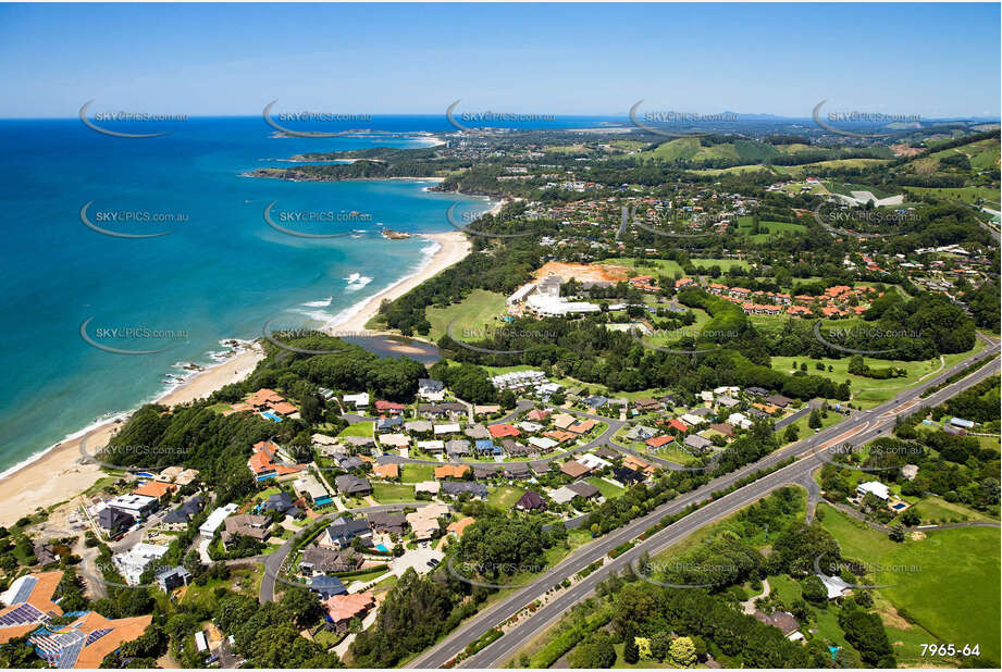 Aerial Photo Sapphire Beach NSW Aerial Photography