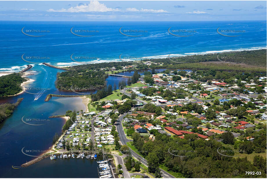 Aerial Photo Brunswick Heads NSW Aerial Photography