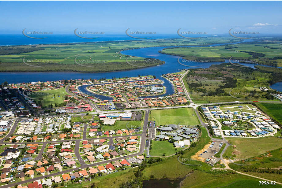 Aerial Photo Ballina West NSW Aerial Photography