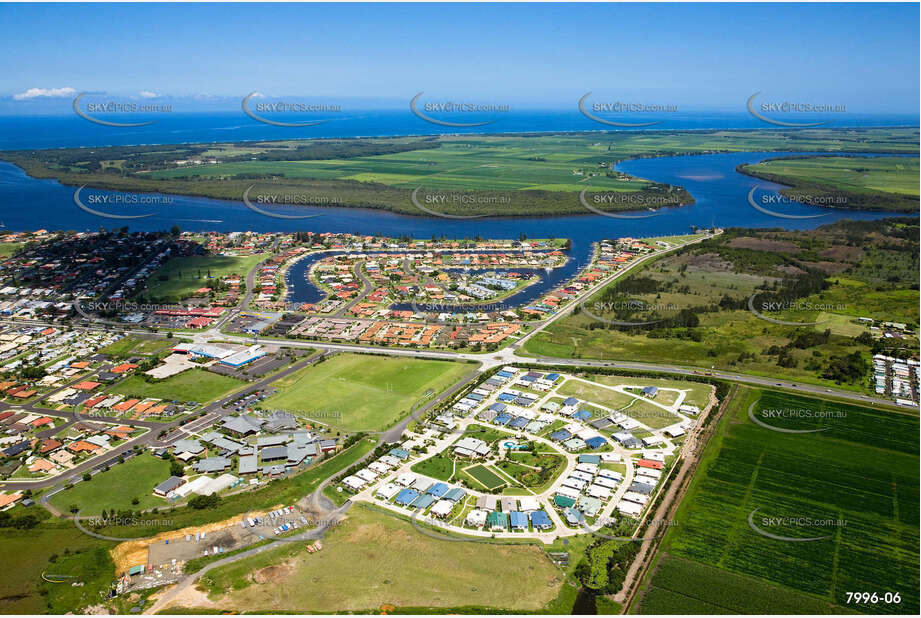 Aerial Photo Ballina West NSW Aerial Photography