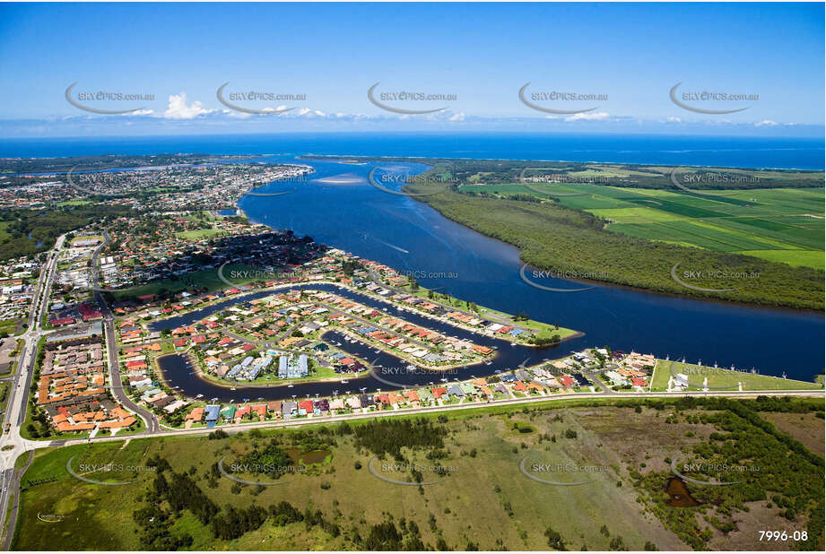 Aerial Photo Ballina West NSW Aerial Photography