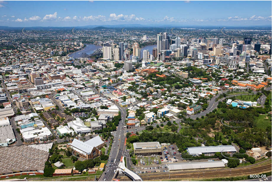 Aerial Photo Spring Hill QLD Aerial Photography