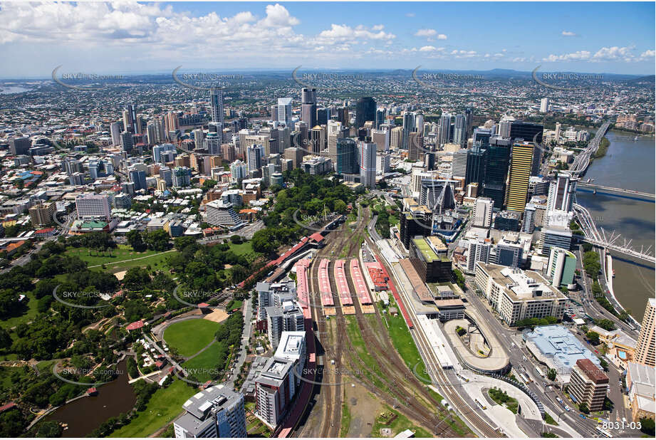 Aerial Photo Brisbane CBD QLD Aerial Photography