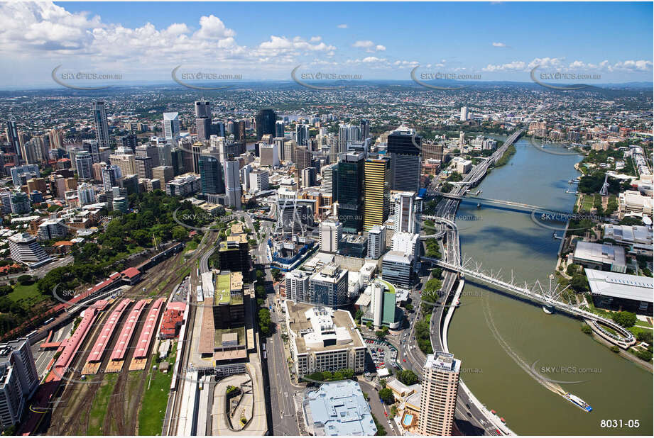 Aerial Photo Brisbane CBD QLD Aerial Photography