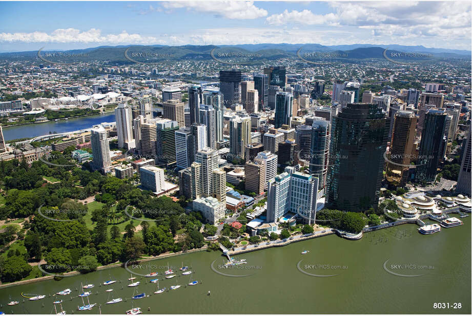 Aerial Photo Brisbane CBD QLD Aerial Photography