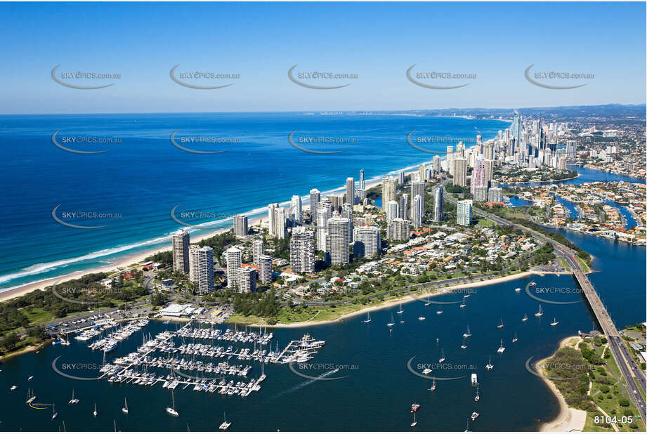 Aerial Photo Main Beach QLD Aerial Photography