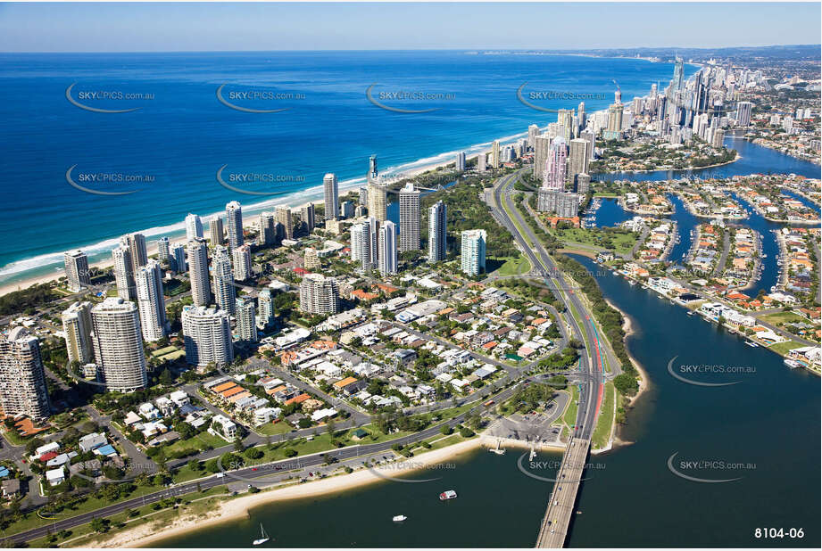 Aerial Photo Main Beach QLD Aerial Photography