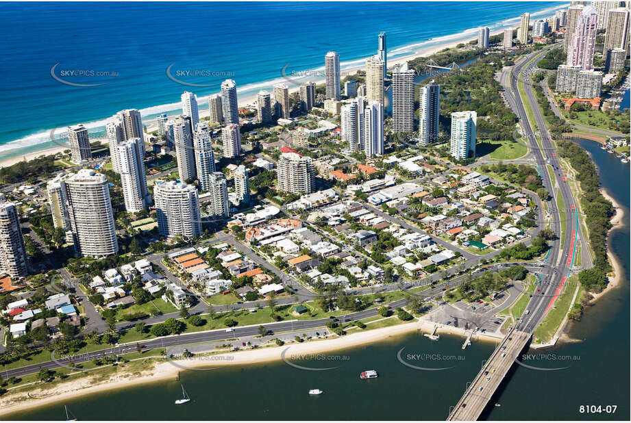 Aerial Photo Main Beach QLD Aerial Photography