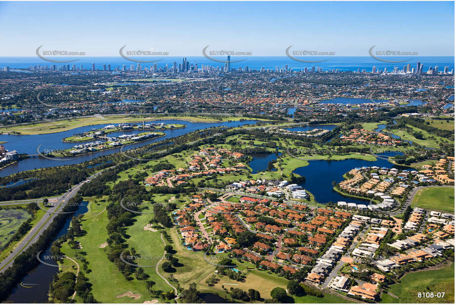 Aerial Photo Carrara QLD Aerial Photography