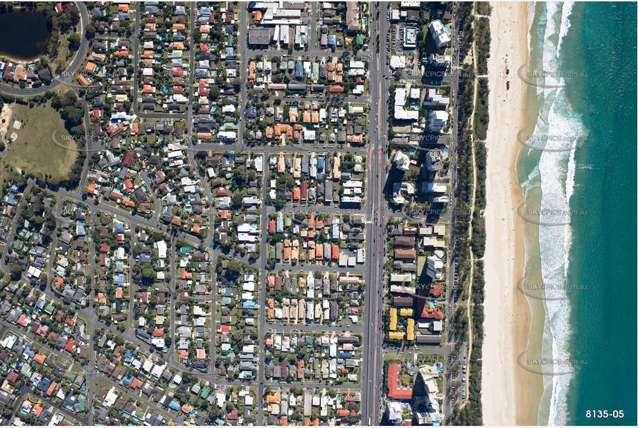Vertical Aerial Photo Burleigh Heads QLD Aerial Photography
