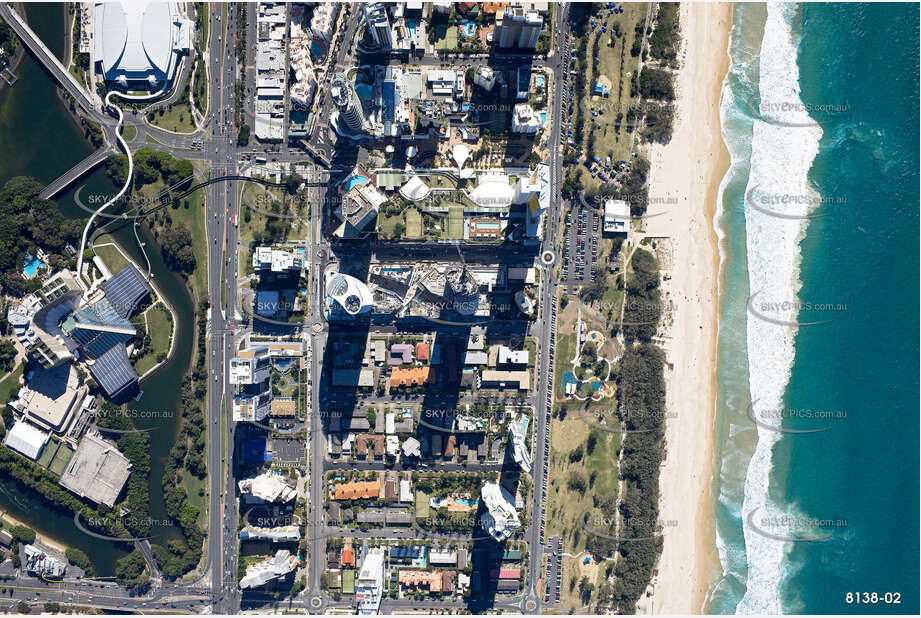 Vertical Broadbeach Aerial Photo QLD Aerial Photography