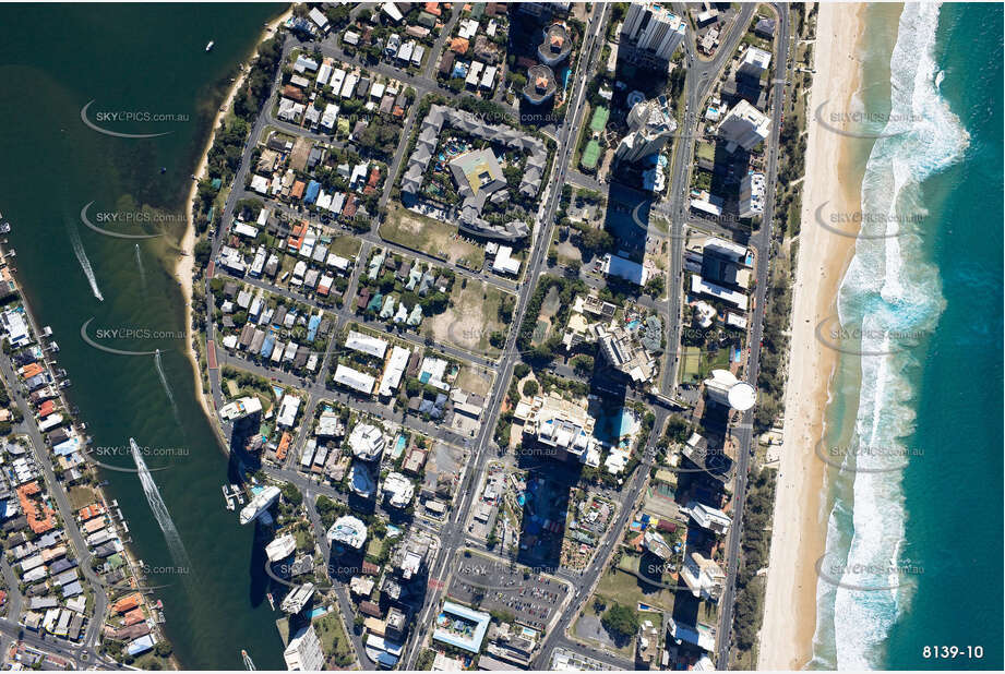 Vertical Aerial Photo Surfers Paradise QLD Aerial Photography