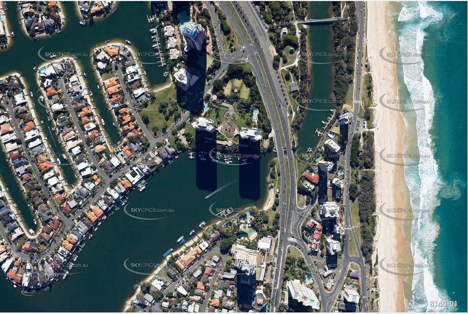 Vertical Aerial Main Beach QLD Aerial Photography