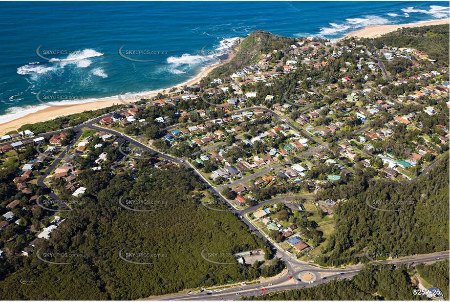 Aerial Photo Forresters Beach NSW Aerial Photography