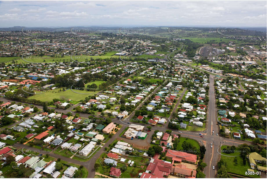 Aerial Photo Newtown QLD Aerial Photography