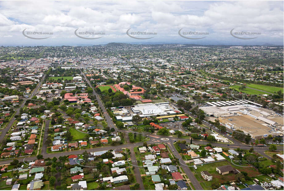 Aerial Photo Newtown QLD Aerial Photography