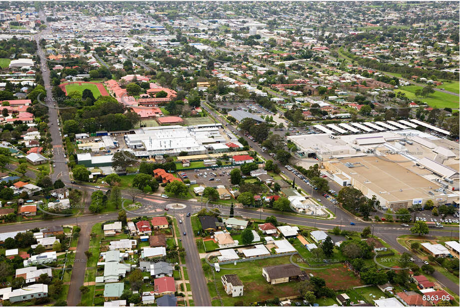 Aerial Photo Newtown QLD Aerial Photography