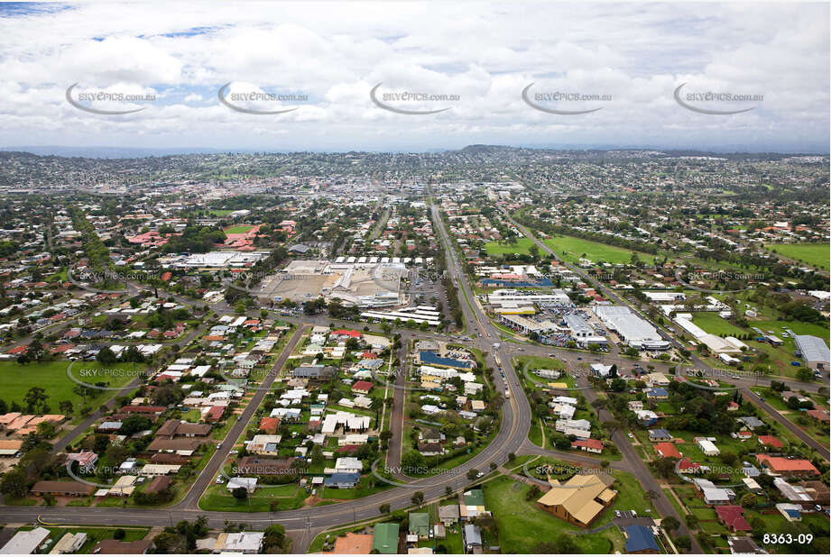 Aerial Photo Newtown QLD Aerial Photography