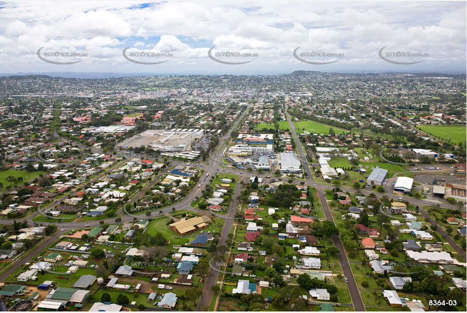 Aerial Photo Harristown QLD Aerial Photography