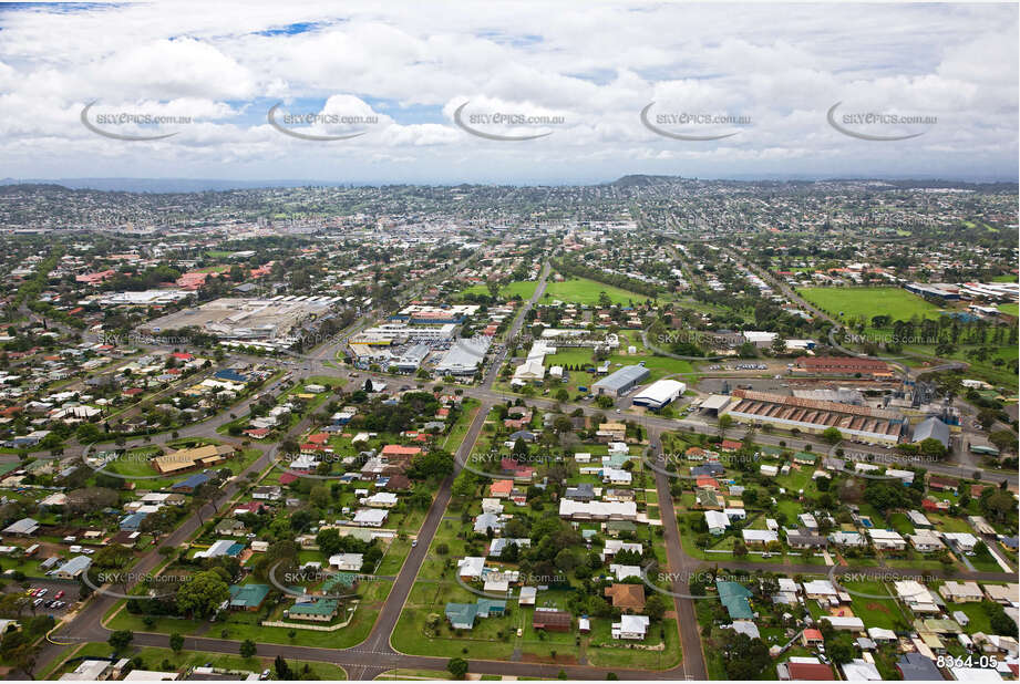 Aerial Photo Harristown QLD Aerial Photography