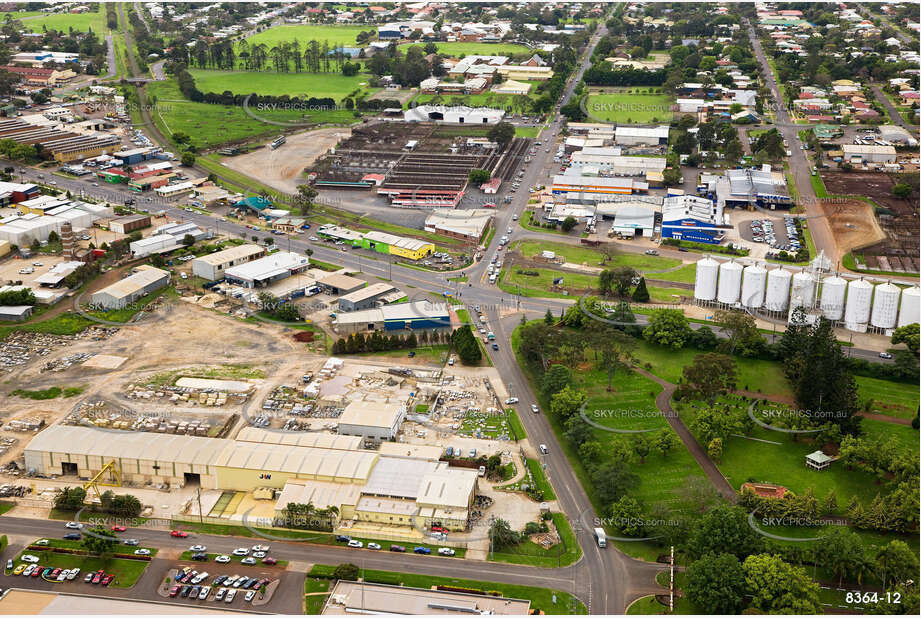 Aerial Photo Harristown QLD Aerial Photography