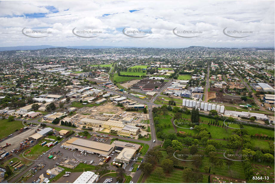 Aerial Photo Harristown QLD Aerial Photography