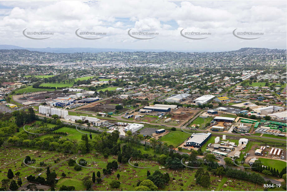 Aerial Photo Harristown QLD Aerial Photography