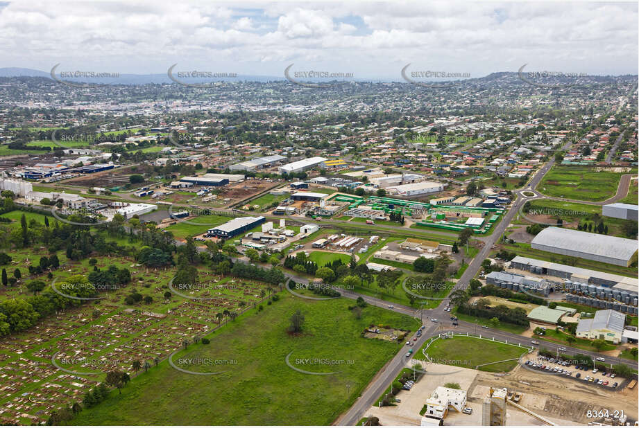 Aerial Photo Harristown QLD Aerial Photography