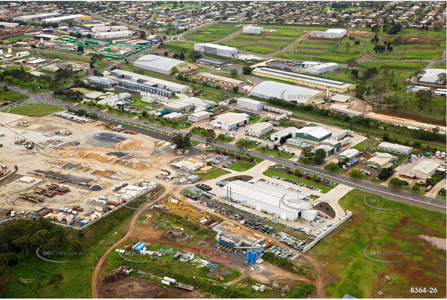 Aerial Photo Harristown QLD Aerial Photography