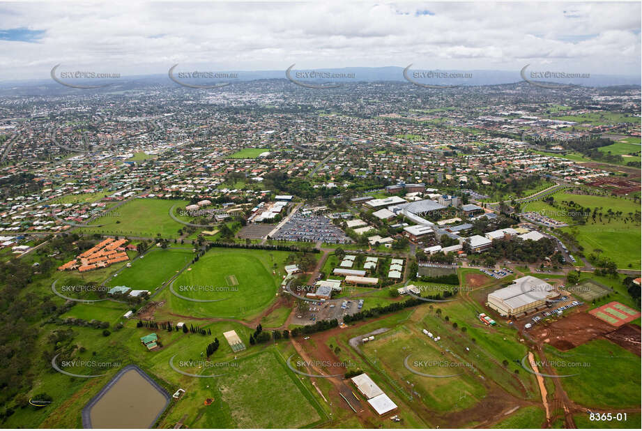 Aerial Photo Darling Heights QLD Aerial Photography