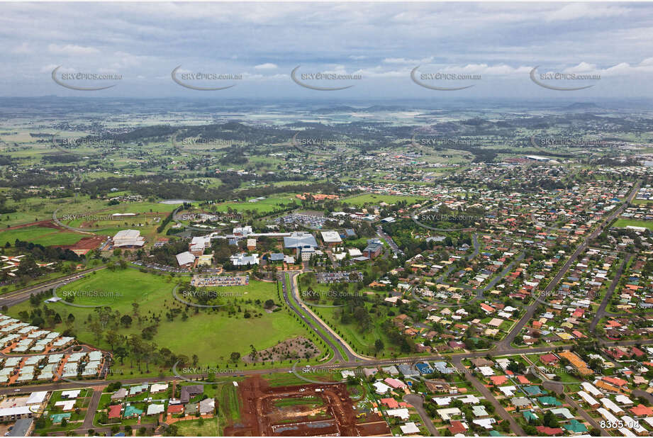 Aerial Photo Darling Heights QLD Aerial Photography