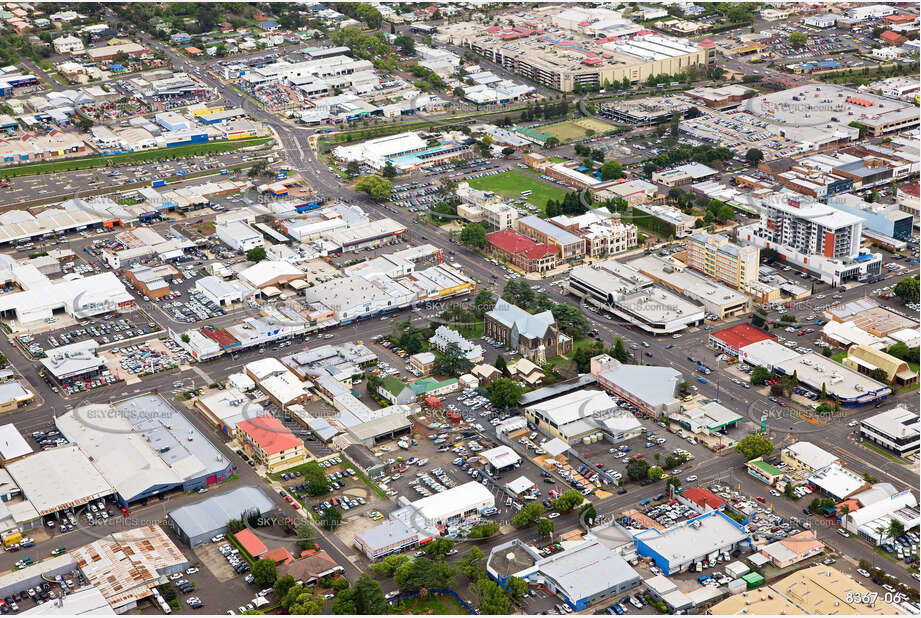 Aerial Photo Toowoomba City QLD Aerial Photography