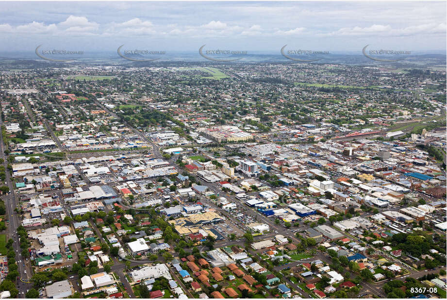Aerial Photo Toowoomba City QLD Aerial Photography