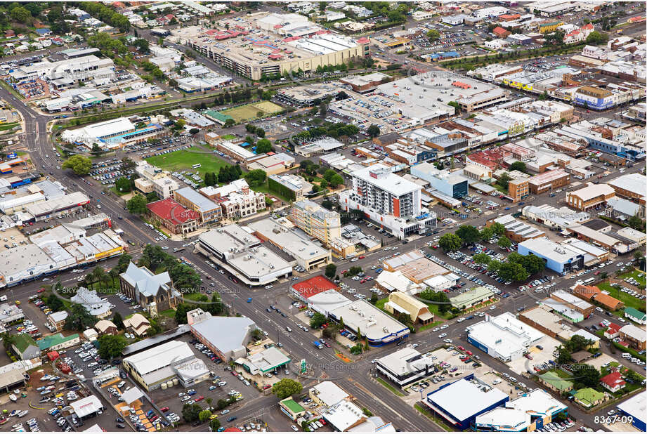 Aerial Photo Toowoomba City QLD Aerial Photography