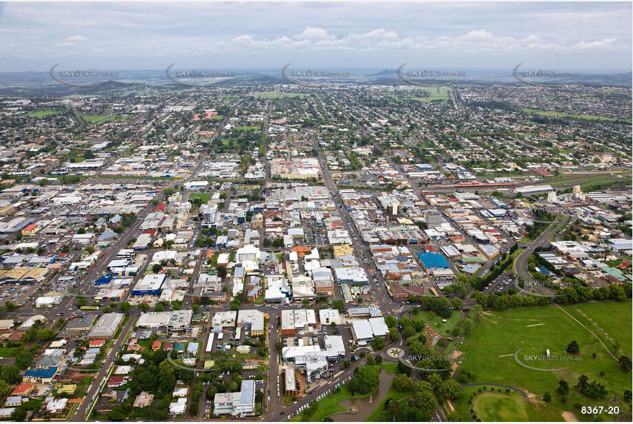 Aerial Photo Toowoomba City QLD Aerial Photography