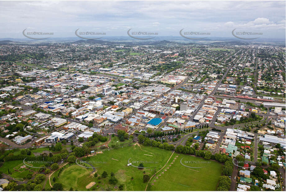 Aerial Photo Toowoomba City QLD Aerial Photography