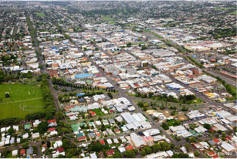 Aerial Photo Toowoomba City QLD Aerial Photography