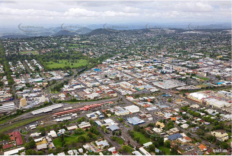 Aerial Photo Toowoomba City QLD Aerial Photography